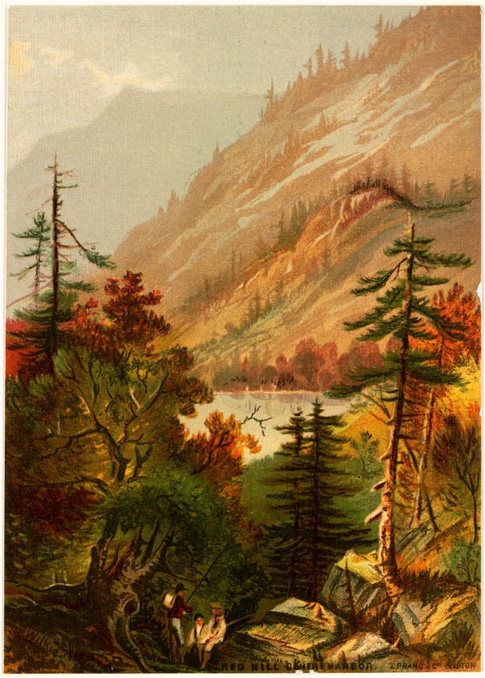 Red Hill Centre Harbor (Boston Public Library)