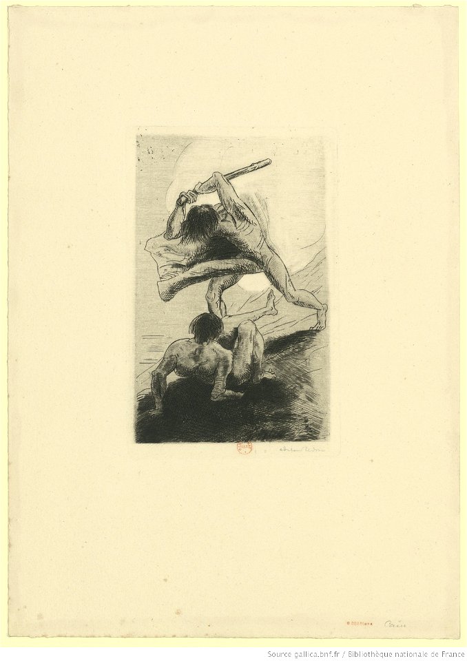 Redon - Caïn et Abel (2ème état), btv1b6950956q