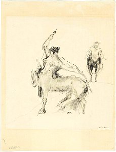 Redon - Kentaurin, um 1883