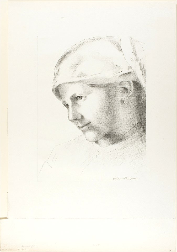 Redon - Girl, 1920.1609