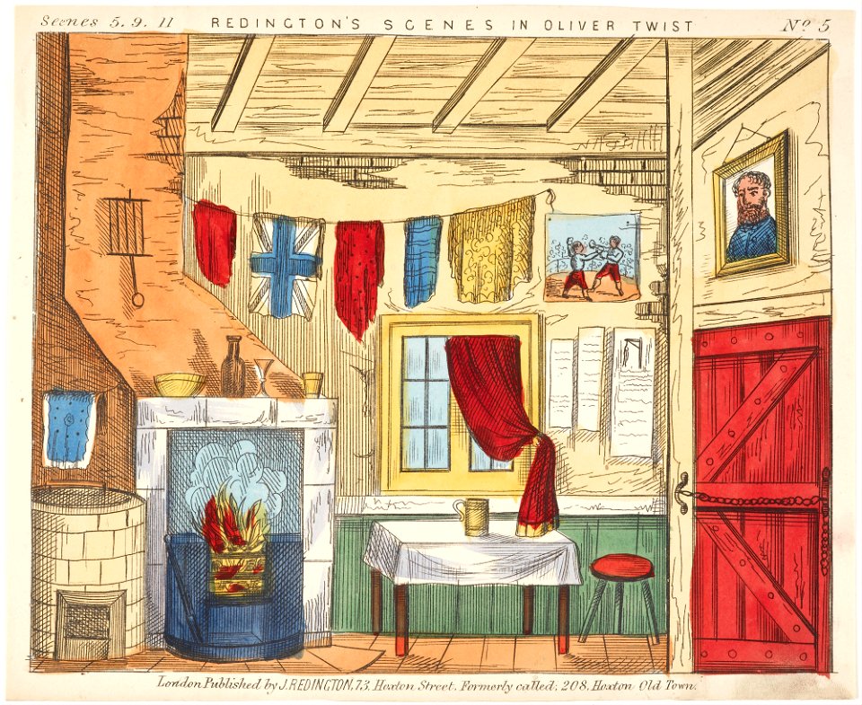 Redington, John - toy theatre sheet - Oliver Twist - Google Art Project