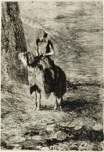 Redon - Horseman Waiting, 1920.1518