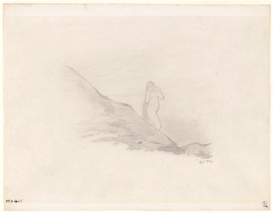 Redon - Femme nue près d'une grotte, PPD2026