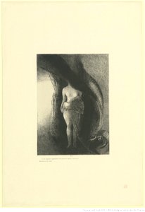Redon - Je suis toujours la grande Isis ! Nul n'a encore soulevé mon voile ! Mon fruit est le soleil !, btv1b6951123w