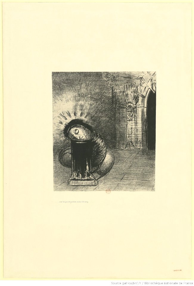 Redon - ... une longue chrysalide couleur de sang, btv1b69510595