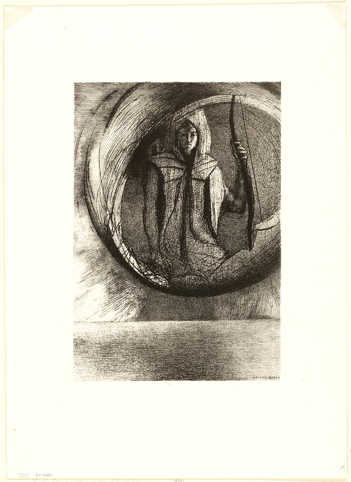 Redon - And Beyond, the Astral Idol, the Apotheosis, plate 2 of 6, 1920.1680