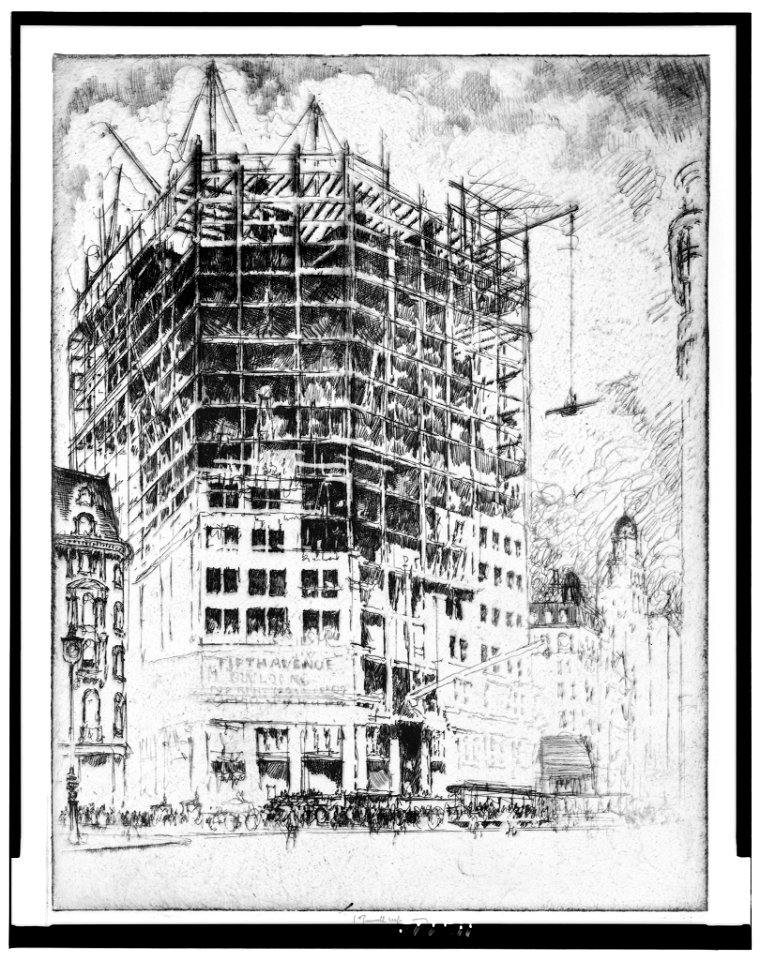 Rebuilding Fifth Avenue - J. Pennell, imp. LCCN95500220