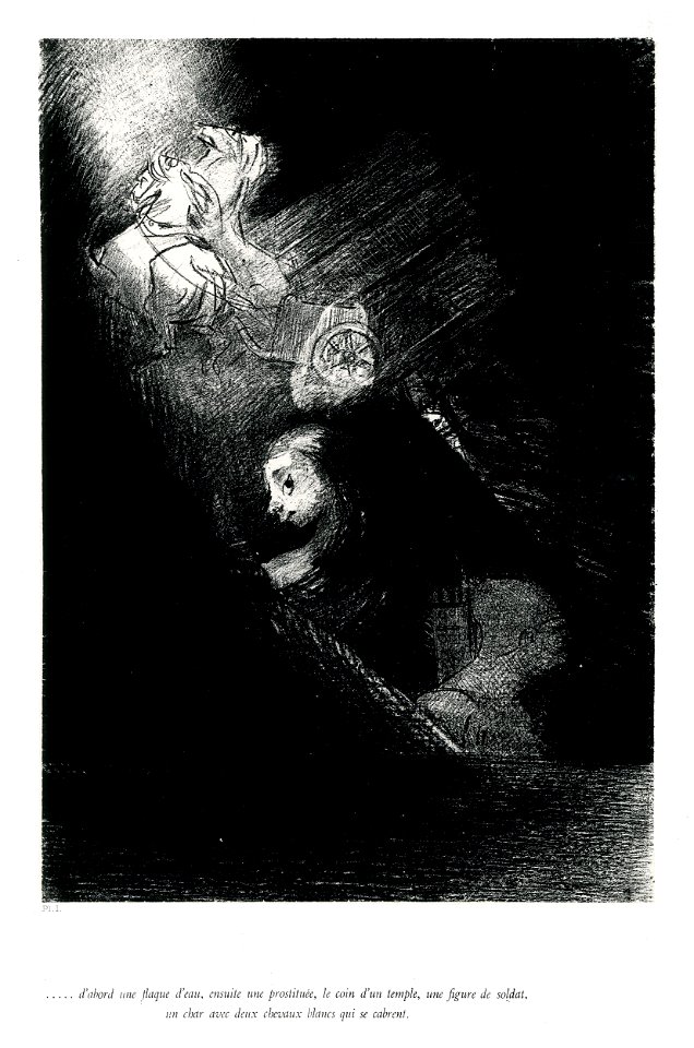 Redon - D'abord un flaque d'eau, ensuite une prostitué, 1949,0411.3493
