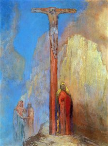 Redon - Calvary, ca. 1895