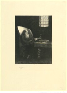Redon - LE LISEUR, btv1b6951085n