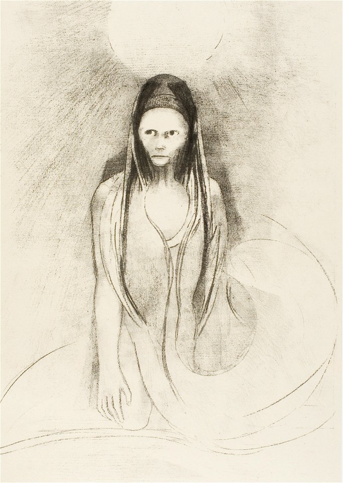 Redon - Intelligence was Mine! I Became the Great Buddha!, plate 12 of 24, 1920.1767