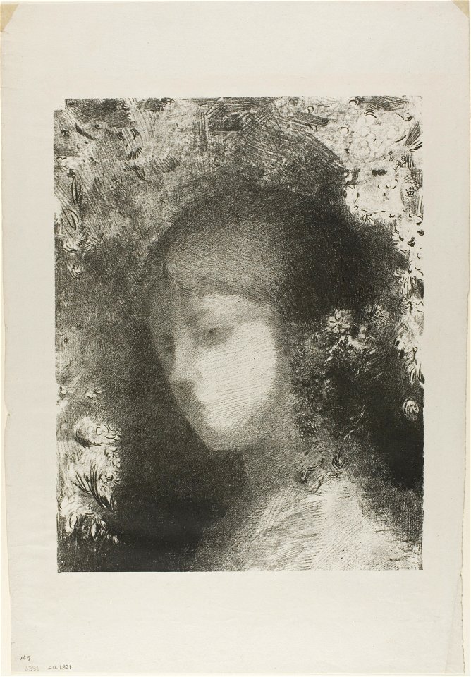 Redon - Child’s Head With Flowers, 1920.1821