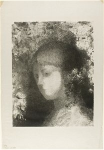 Redon - Child’s Head With Flowers, 1920.1821