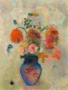 Redon - Large Vase with Flowers, c. 1912