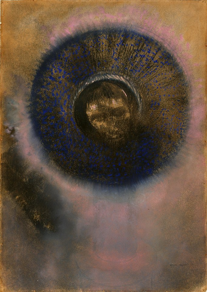 Redon - Head within an Aureole, about 1894–1895