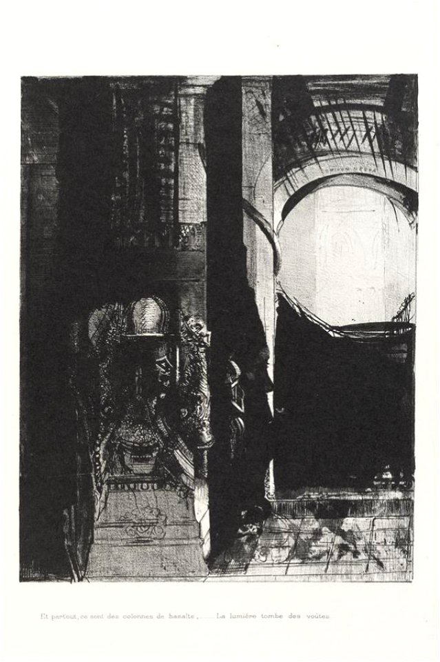 Redon - 'Et partout ce sont des colonnes de basalte ...', 0217049