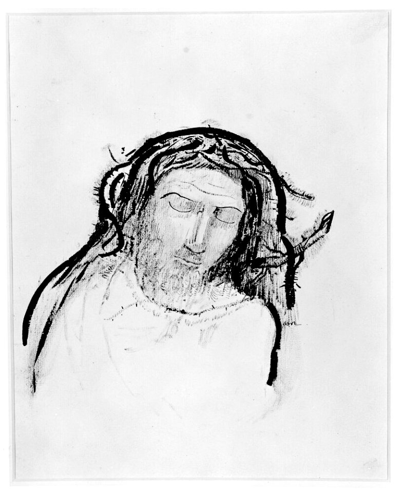 Redon - Den helige Antonius, bröstbild, NMH 1611983