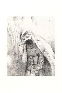 Redon - Elle tire de sa poitrine une éponge toute noire la coure de baisers, 0511671
