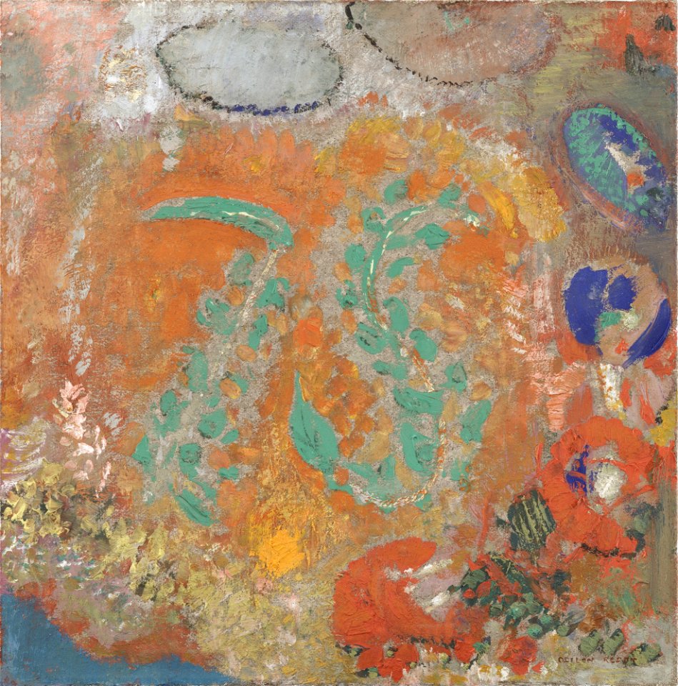 Redon - Composition Flowers without a Vase c. 1905