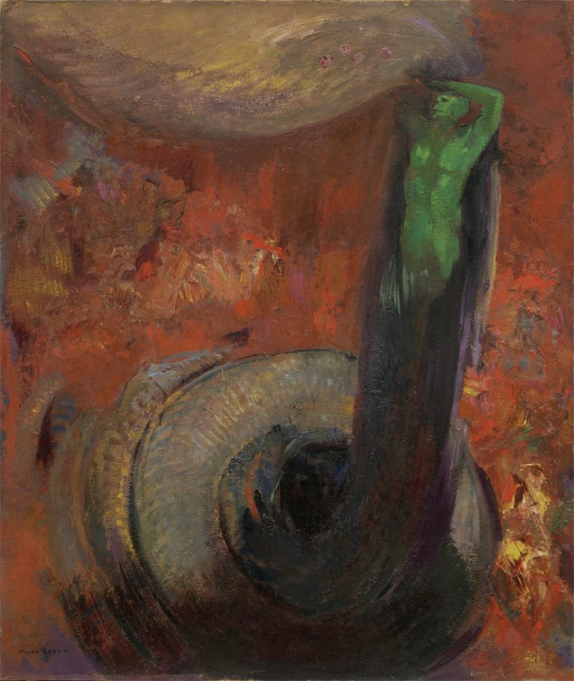 Redon - Green Death c. 1905