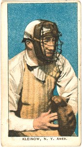 Red Kleinow, New York Highlanders, baseball card portrait LCCN2008676819