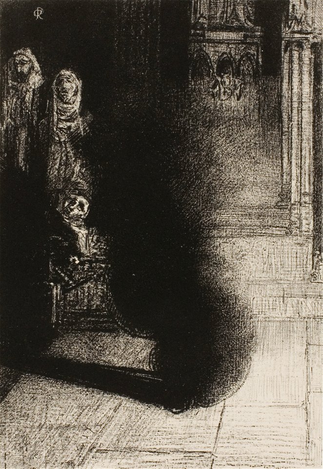 Redon - Frontispiece for Les Flambeaux noirs by Emile Verhaeren, 1920.1668