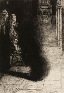 Redon - Frontispiece for Les Flambeaux noirs by Emile Verhaeren, 1920.1668