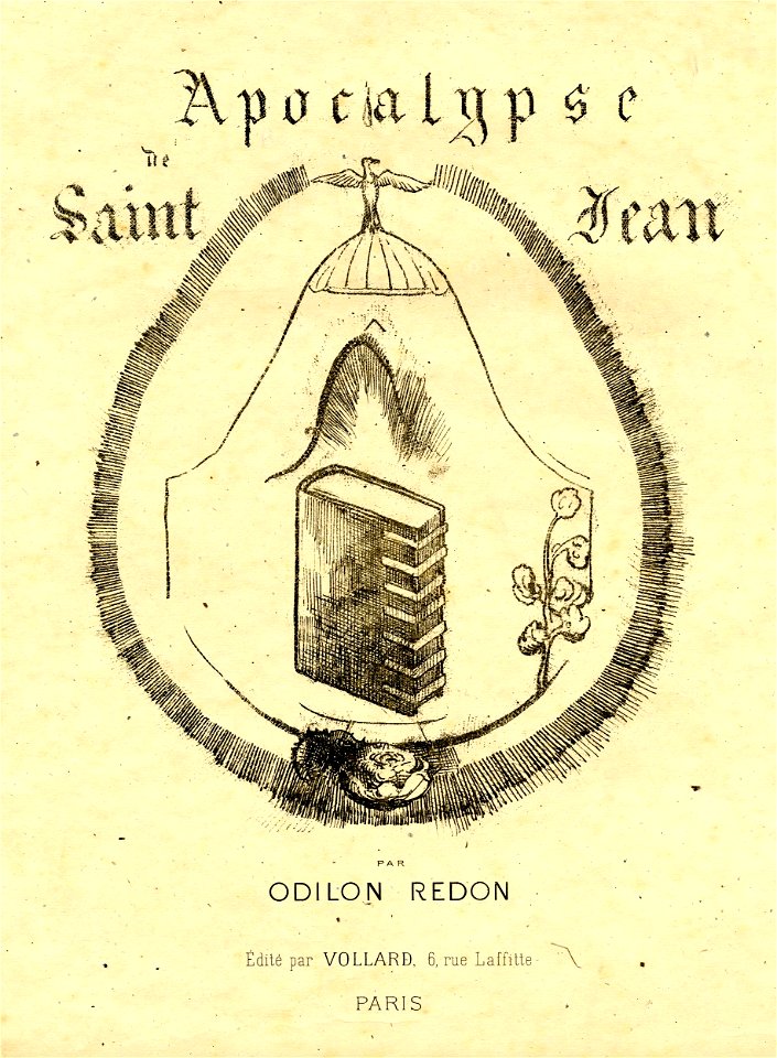 Redon - Apocalypse de Saint-Jean, Couverture - Frontispice, 1949,0411.3560