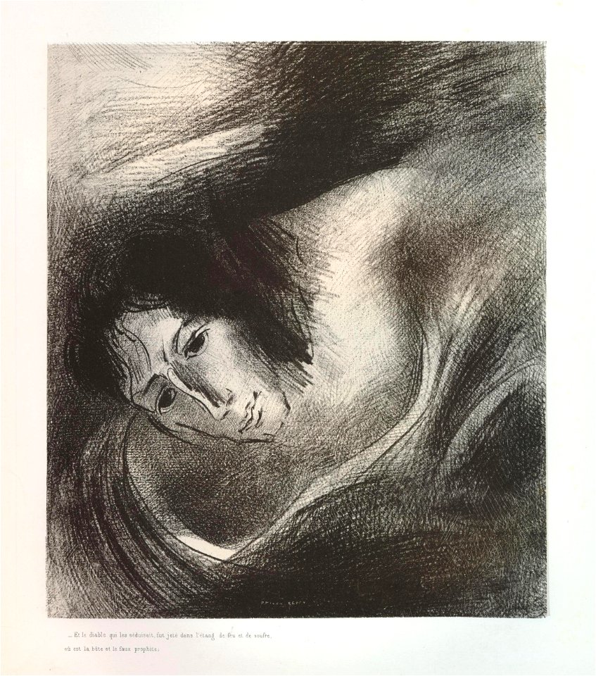 Redon - Et le diable qui les sédusait, fut jeté dans l'étang de feu et du soufre, 1949,0411.3573