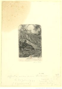 Redon - Méditation (1er et unique état), btv1b6950967h