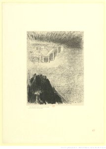 Redon - Et moi, Jean, je vis la sainte cité, la nouvelle Jérusalem, qui descendait du Ciel, d'auprès de Dieu, btv1b6951169w