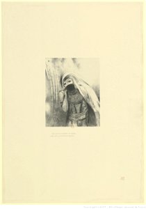 Redon - Elle tire de sa poitrine une éponge toute noire, la couvre de baisers, btv1b6951114x