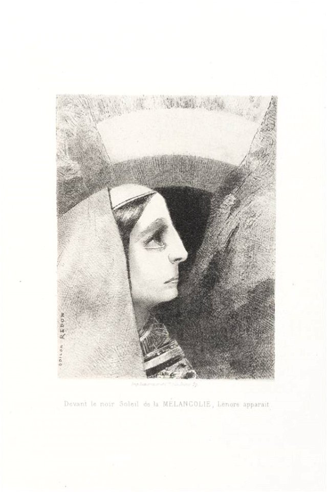 Redon - Devant le noir soleil de la mélancolie, Lénor apparaît, 0600825