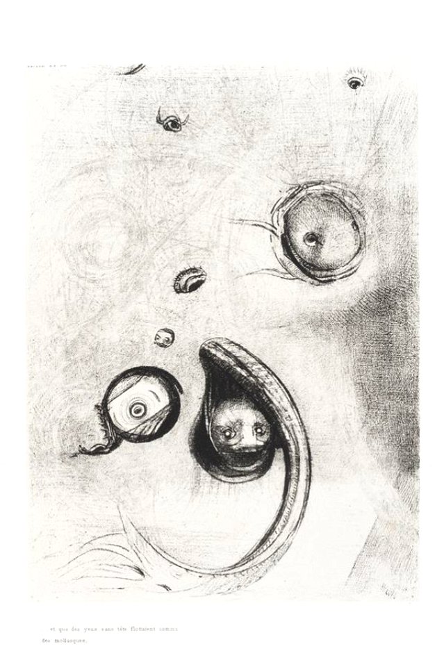 Redon - 'Et que des yeux sans tête flottaient comme des mollusques', 0485479
