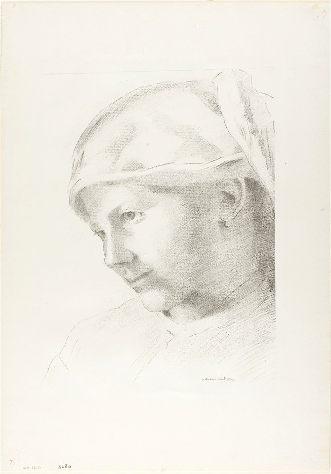 Redon - Girl, 1920.1610
