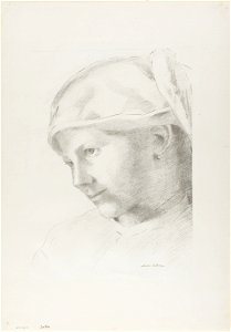 Redon - Girl, 1920.1610
