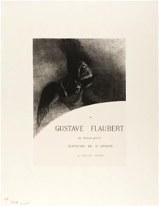 Redon - Frontispiece to A Gustave Flaubert (To Gustave Flaubert), 1920.1647