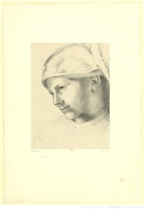 Redon - Jeune fille, btv1b69510313