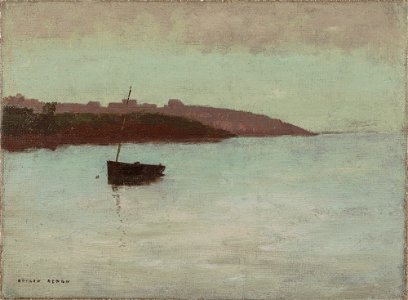 Redon - Fishing Boat c. 1875