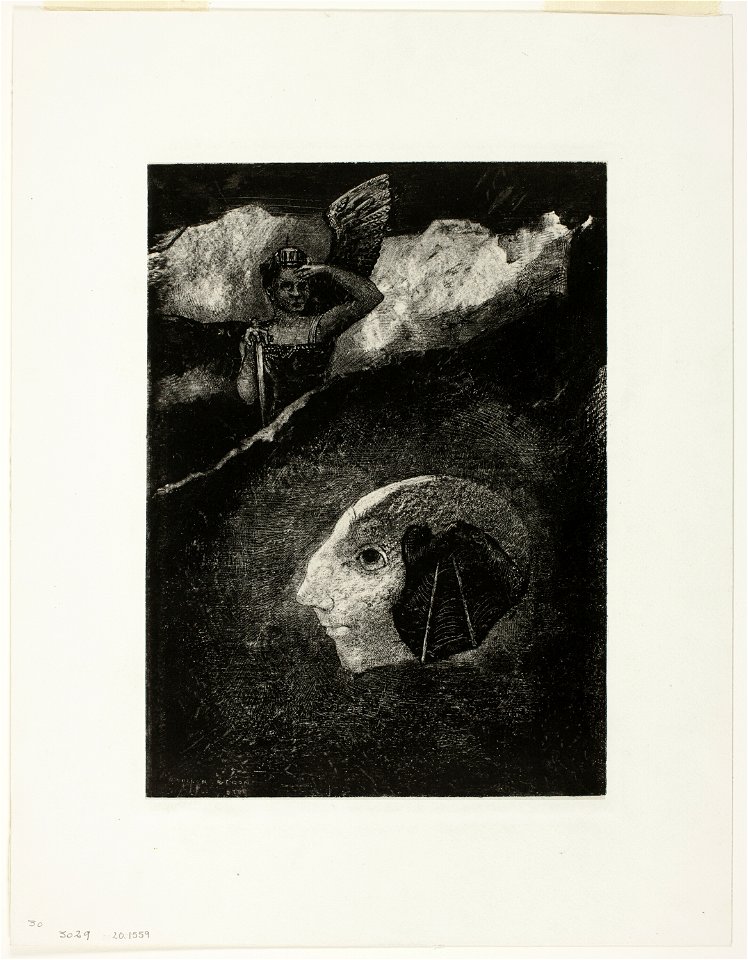 Redon - Limbo, plate four from In Dreams, 1920.1559