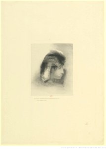 Redon - Mes baisers ont le goût d'un fruit qui se fondrait dans ton coeur ! Tu me dédaignes ! adieu !, btv1b69511108