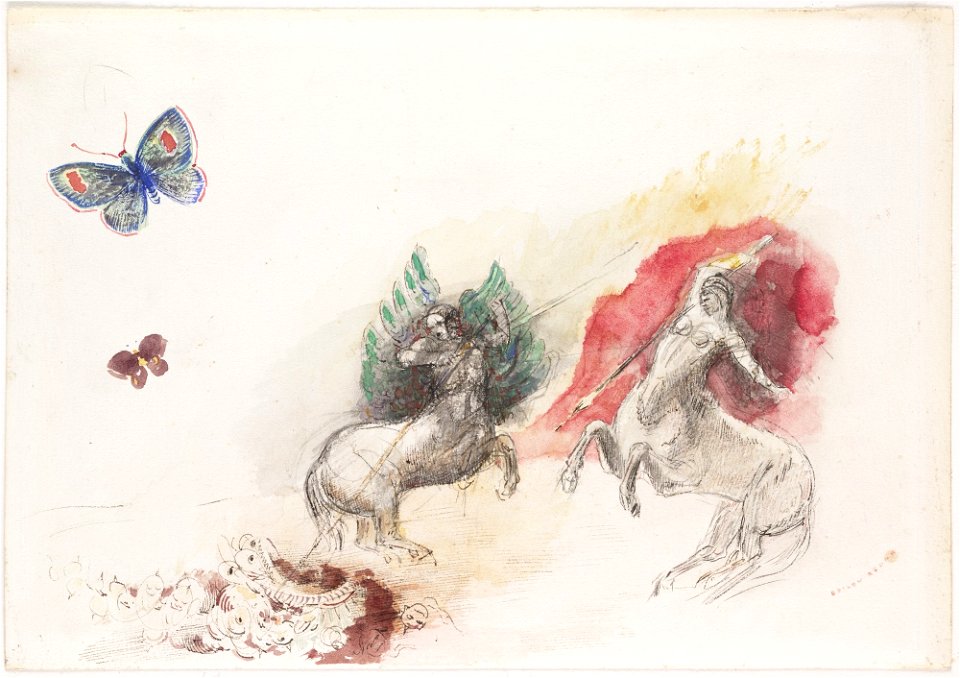 Redon - Fight of the Centaurs (after 1910)