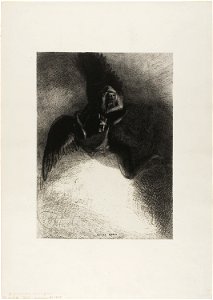 Redon - Frontispiece to A Gustave Flaubert (To Gustave Flaubert), 1920.1646