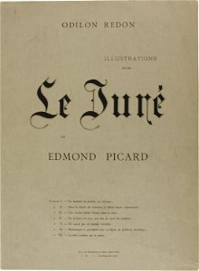 Redon - Cover for Le Juré, 1920.1617a
