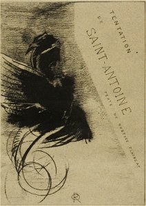 Redon - Cover-Frontispiece for the Temptation of St. Anthony, 1920.1631