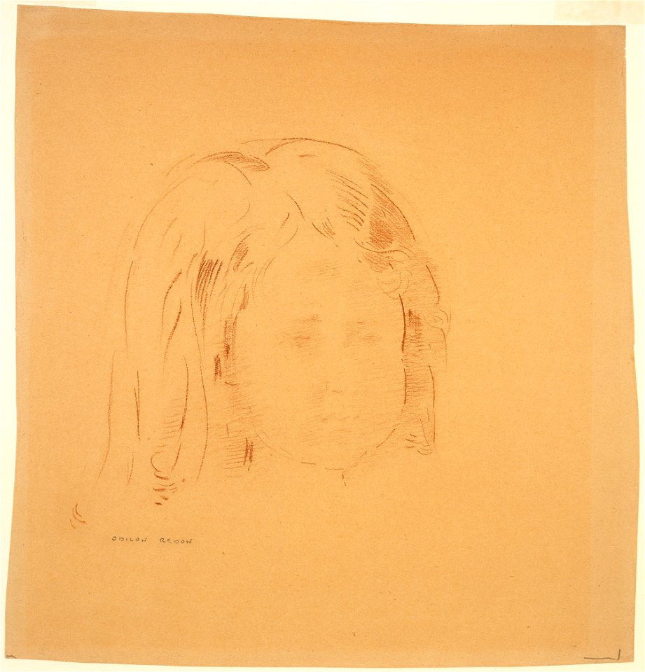 Redon - Girl, ca. 1900-1905