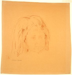 Redon - Girl, ca. 1900-1905