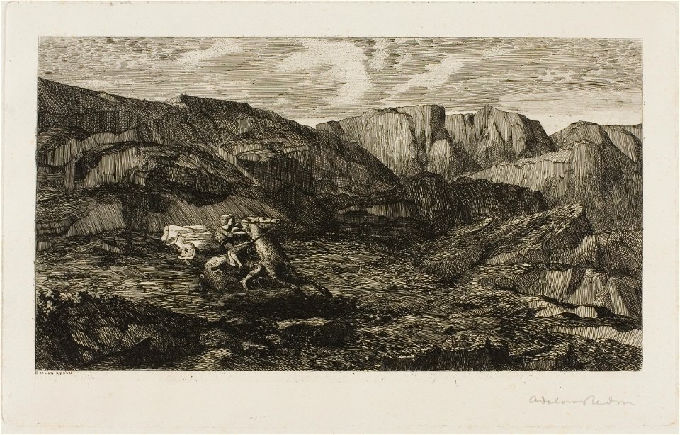 Redon - Fear, 1920.1515