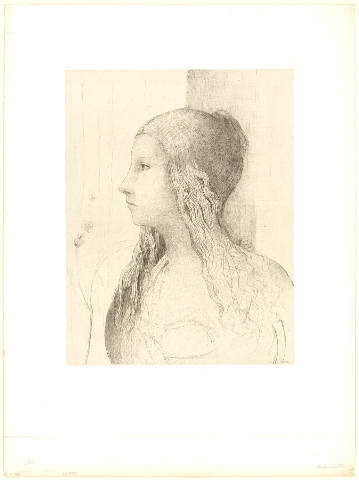 Redon - Brünnhilde (Twilight of the Gods), 1920.1724