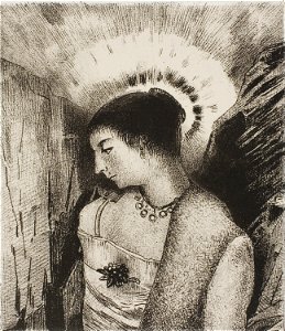 Redon - Here is the Good Goddess, the Idaean Mother of the Mountains, plate 15 of 24, 1920.1773